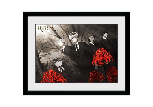 Plakat w ramie Tokyo Ghoul: re - Red Flowers 30 x 40 cm