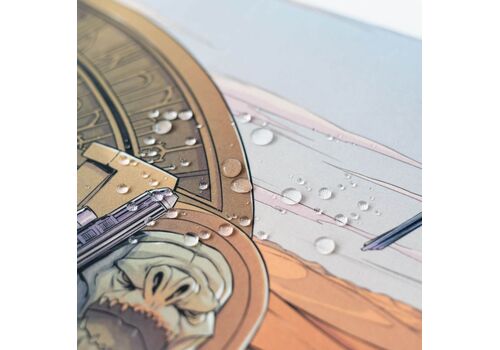 Podkładka pod mysz dla graczy XL Star Wars The Mandalorian - Boba Fett- Zdjęcie 3