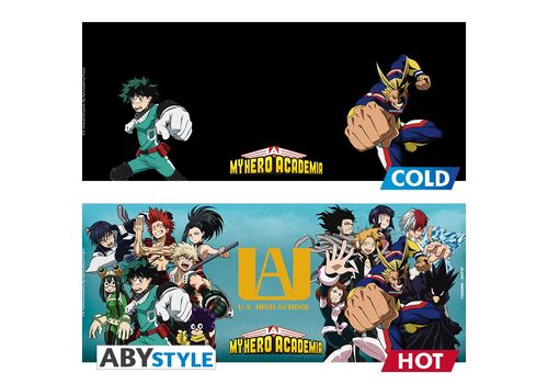 Duży kubek zmieniający kolor My Hero Academia - Group (460 ml)- Zdjęcie 3