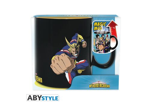 Duży kubek zmieniający kolor My Hero Academia - Group (460 ml)- Zdjęcie 4