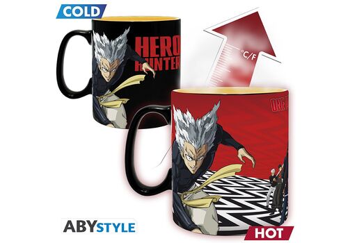 Duży kubek zmieniający kolor One Punch Man - Saitama & Garou- Zdjęcie 2
