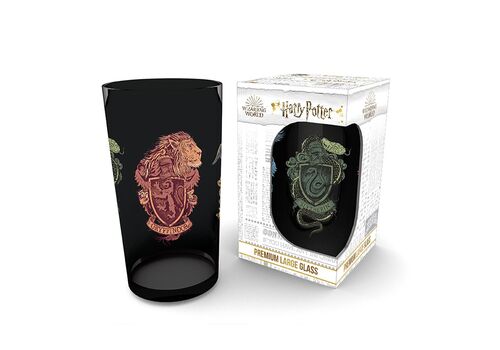 Duża szklanka Harry Potter - Animals Crest (400 ml)