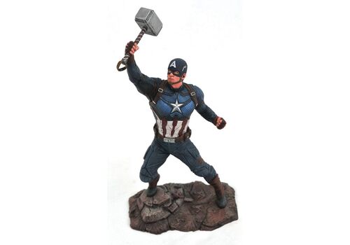 [Outlet] Figurka Avengers Endgame Marvel Gallery - Captain America Mjolnir *NIEDOKŁADNE MALOWANIE*