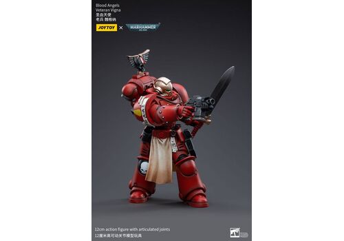 JOYTOY 1/18 Warhammer 40K Blood Angels Veteran Vigna – In Demand Toys