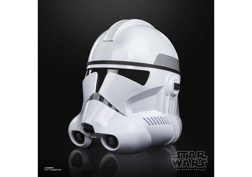 Hełm elektroniczny Star Wars: The Clone Wars Black Series - Phase II Clone Trooper