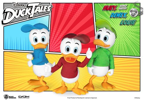 Zestaw 3 figurek DuckTales Dynamic 8ction Heroes - Huey, Dewey & Louie