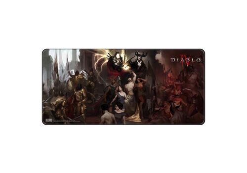Podkładka pod mysz dla graczy XL Diablo IV - Inarius i Lilith