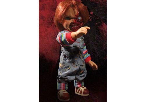 Figurka z dźwiękiem Laleczka Chucky 3 / Child's Play 3 Designer Series - Pizza Face Chucky