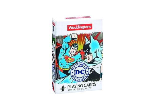 Karty do gry z superbohaterami DC Comics Retro (Waddingtons)