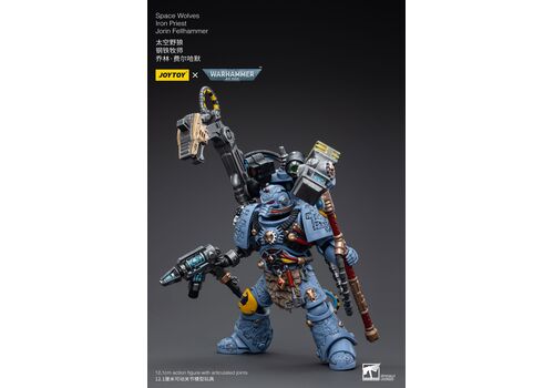 Figurka Warhammer 40k 1/18 Space Marines (Space Wolves) - Iron Priest Jorin Fellhammer- Zdjęcie 8