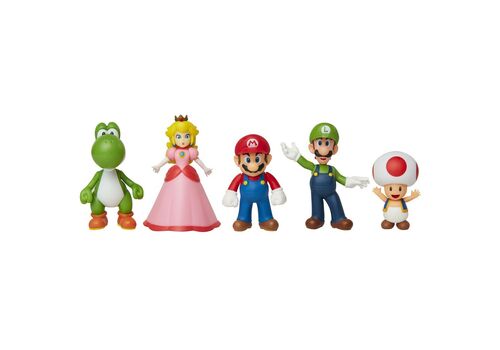 Zestaw 5 mini figurek Nintendo: Super Mario - Mario & Friends