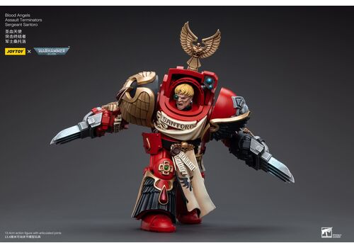 Figurka Warhammer 40k 1/18 Space Marines (Blood Angels) - Assault Terminators Sergeant Santoro- Zdjęcie 4