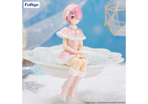 Figurka Re:Zero Noodle Stopper - Ram (Snow Princess Ver.)- Zdjęcie 7