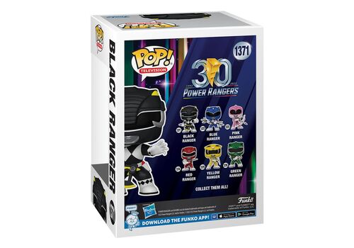 Figurka Power Rangers (30th Anniversary) POP! - Black Ranger (1371)- Zdjęcie 4