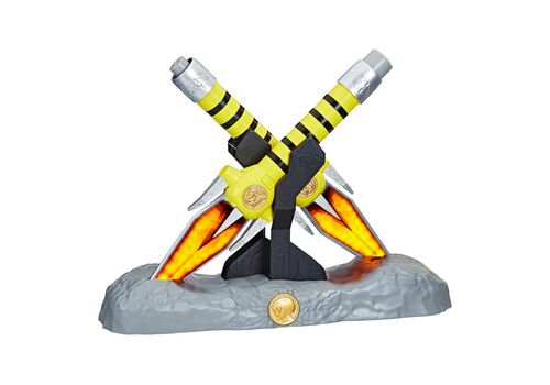 Repliki elektroniczne sztyletów Mighty Morphin Power Rangers Lightning Collection 1/1 - Yellow Ranger Power Daggers