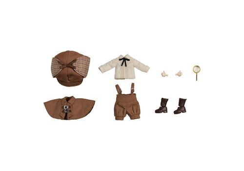 Original Character Parts for Nendoroid Doll Figures Outfit Set Detective - Boy (Brown)