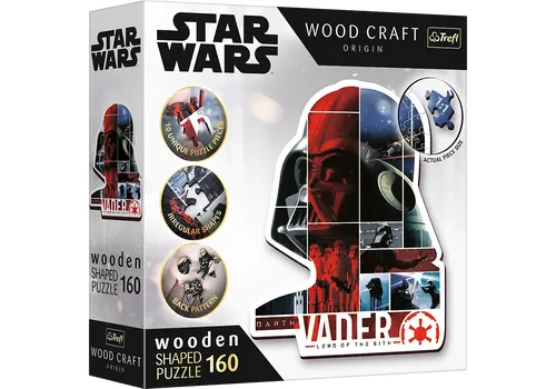 Puzzle drewniane Star Wars - Darth Vader (160 elementów)