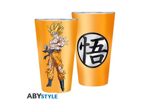 Duża szklanka Dragon Ball - Goku Super Saiyan (400 ml)- Zdjęcie 3
