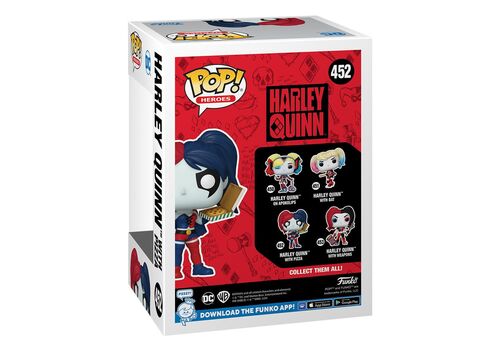 Figurka Harley Quinn POP! - Harley Quinn with Pizza (452)- Zdjęcie 2