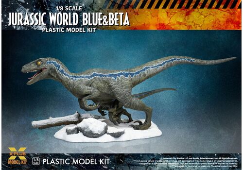Model do składania Jurassic World: Dominion 1/8 - Velociraptor Blue & Beta- Zdjęcie 8