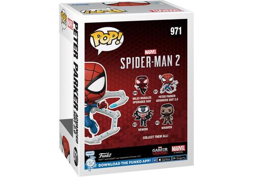 Figurka Marvel: Spider-Man 2 POP! - Peter Parker (Advanced Suit 2.0) (971)- Zdjęcie 2