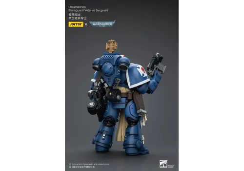 Figurka Warhammer 40k 1/18 - Ultramarines Sternguard Veteran Sergeant- Zdjęcie 3