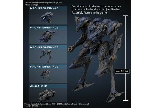 Figurka do złożenia Armored Core 30MM - Schneider Nachtreiher-40E Steel Haze- Zdjęcie 3