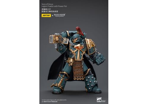 Figurka Warhammer The Horus Heresy / Herezja Horusa 1/18 - Sons Of Horus Legion Praetor With Power Fist- Zdjęcie 4