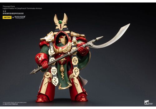 Figurka Warhammer Herezja Horusa 1/18 - Thousand Sons Legion Praetor in Cataphractii Terminator Armour- Zdjęcie 6