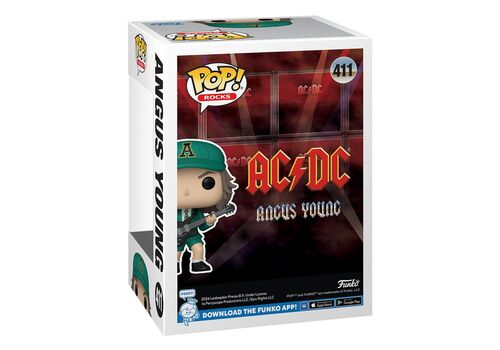Figurka AC/DC POP! Rocks - Angus Young (Green) (411)- Zdjęcie 2