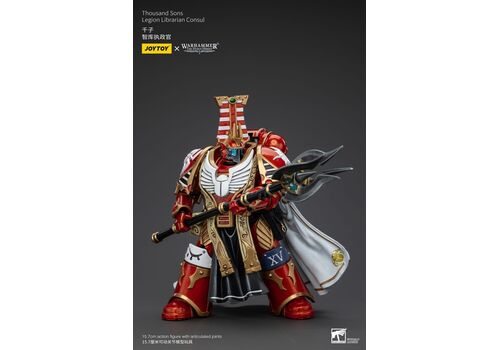 Figurka Warhammer Herezja Horusa 1/18 - Thousand Sons Legion Librarian Consul- Zdjęcie 6