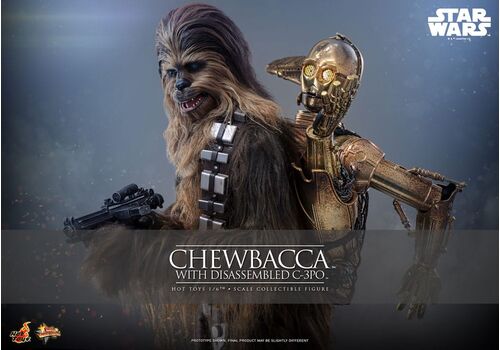 Figurka Star Wars: Imperium Kontratakuje Movie Masterpiece 1/6 - Chewbacca z C-3PO- Zdjęcie 2