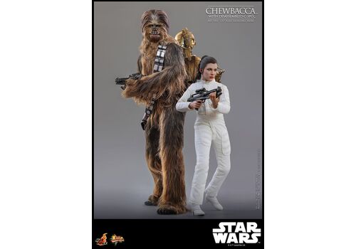 Figurka Star Wars: Imperium Kontratakuje Movie Masterpiece 1/6 - Chewbacca z C-3PO- Zdjęcie 10