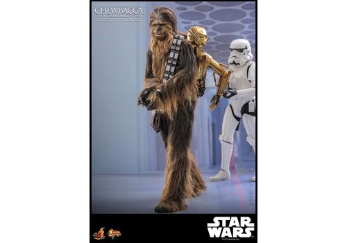 Figurka Star Wars: Imperium Kontratakuje Movie Masterpiece 1/6 - Chewbacca z C-3PO- Zdjęcie 13