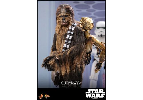 Figurka Star Wars: Imperium Kontratakuje Movie Masterpiece 1/6 - Chewbacca z C-3PO- Zdjęcie 14