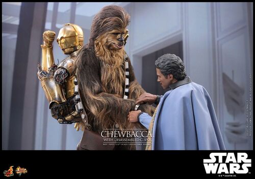 Figurka Star Wars: Imperium Kontratakuje Movie Masterpiece 1/6 - Chewbacca z C-3PO- Zdjęcie 18
