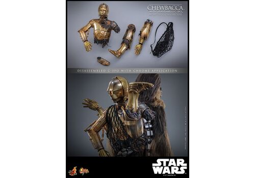 Figurka Star Wars: Imperium Kontratakuje Movie Masterpiece 1/6 - Chewbacca z C-3PO- Zdjęcie 21
