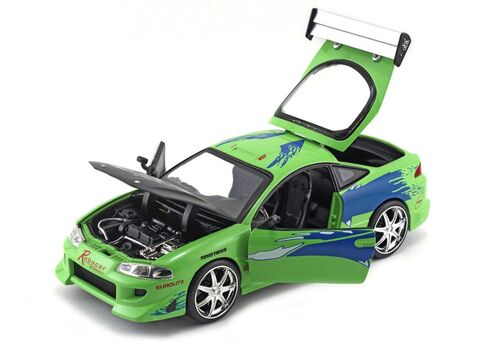 Model samochodu Fast & Furious / Szybcy i wściekli 1/24 - Brian's Mitsubishi Eclipse- Zdjęcie 2