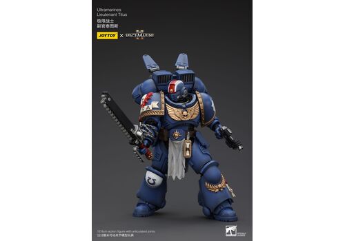 Figurka Warhammer 40k: Space Marine 2 1/18 - Ultramarines Lieutenant Titus- Zdjęcie 8