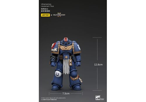 Figurka Warhammer 40k: Space Marine 2 1/18 - Ultramarines Lieutenant Titus- Zdjęcie 10