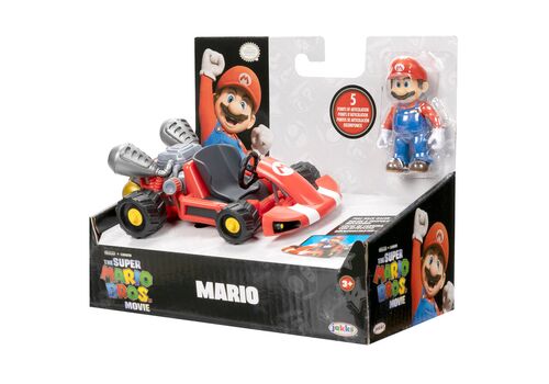Figurka z pojazdem The Super Mario Bros. Movie - Mario z Gokartem- Zdjęcie 7