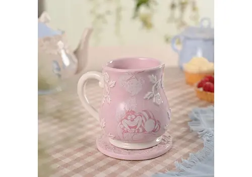 Kubek wytłaczany Disney: Alicja w Krainie Czarów - Kot z Cheshire (325 ml)- Zdjęcie 4