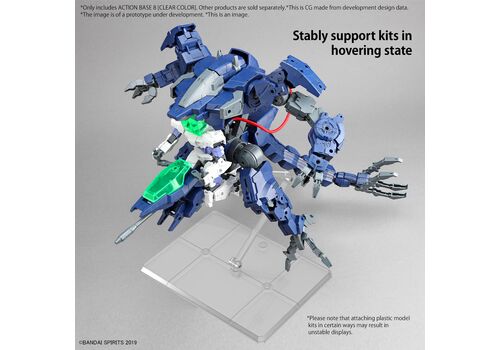 Podstawka dla figurek Gunpla 1:100 - Action Base 8 (przezroczysta)- Zdjęcie 3