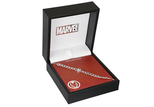 Bransoletka srebrna Marvel Iron Man 21 cm- Zdjęcie 2