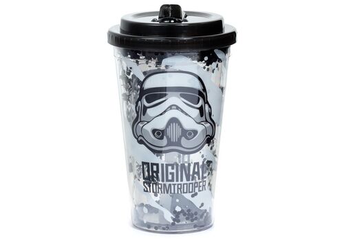 Kubek plastikowy ze słomką i pokrywką Original Stormtrooper (500 ml)- Zdjęcie 2