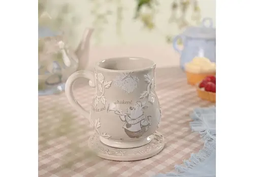 Kubek wytłaczany Disney: Alicja w Krainie Czarów - Biały Królik (325 ml)- Zdjęcie 4