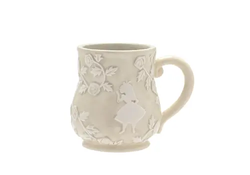 Kubek wytłaczany Disney: Alicja w Krainie Czarów - Biały Królik (325 ml)- Zdjęcie 2