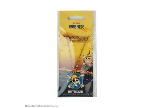 Naszyjnik One Piece (Netflix) - Luffy (pozłacany)- Zdjęcie 5
