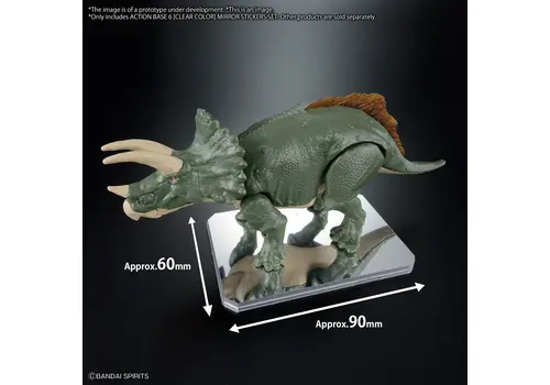 Podstawki dla figurek Gunpla 1/144 - Action Base 6 Mirror Stickers Set (przezroczyste)- Zdjęcie 5