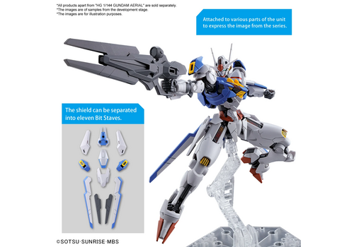 Model figurki GUNDAM HG The Witch From Mercury 1/144 - Gundam Aerial- Zdjęcie 5